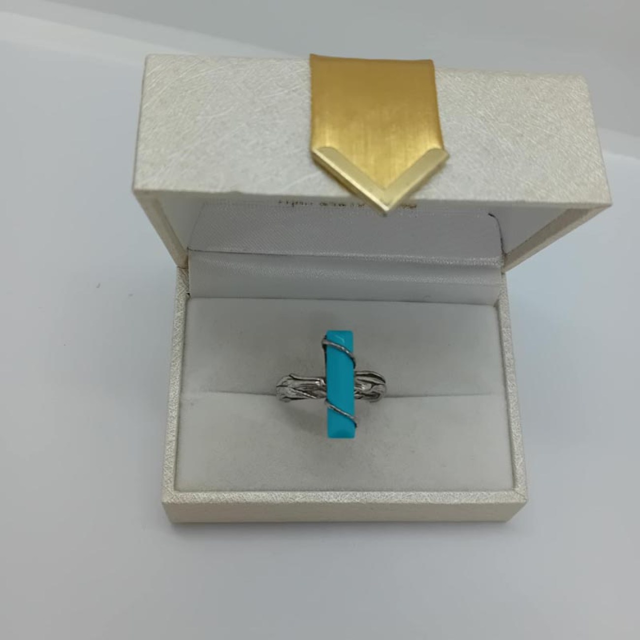 Δαχτυλίδι Μποέμ ασήμι 925 ΠΕΤΡΑ ΤΥΡΚΟΥΑΖ